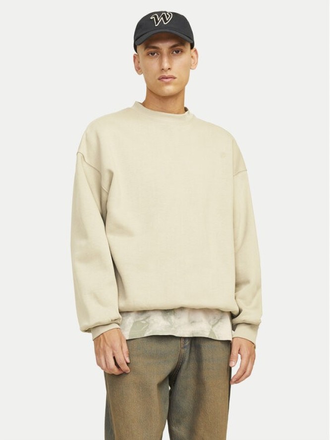 Jack & Jones Bluza Urban Edge 12259945 Beżowy Loose Fit
