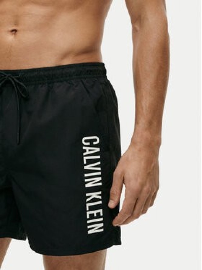 Calvin Klein Swimwear Szorty kąpielowe LV00N61047 Czarny Regular Fit