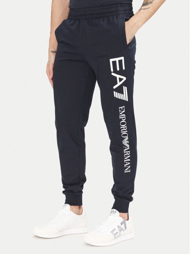 EA7 Emporio Armani Spodnie dresowe 7M000571 AF13512 MB149 Granatowy Regular Fit