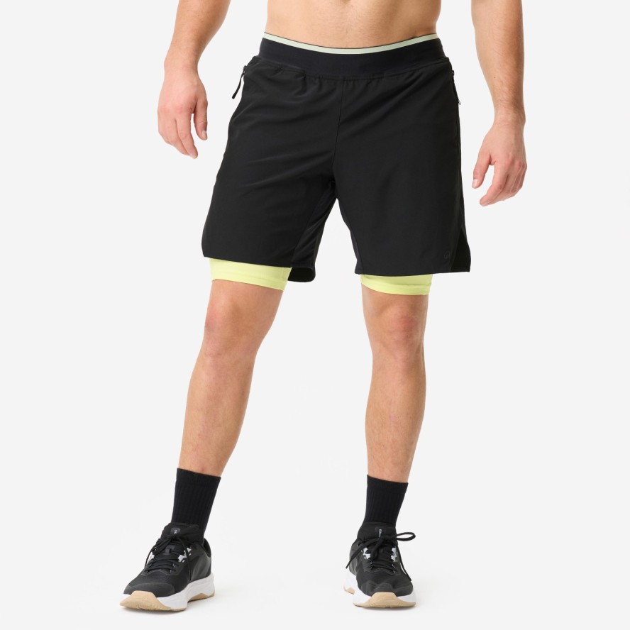 Spodenki fitness cardio męskie Domyos