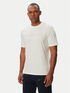 Napapijri T-Shirt S-Bollo SS 3 NP0A8BAF Biały Regular Fit