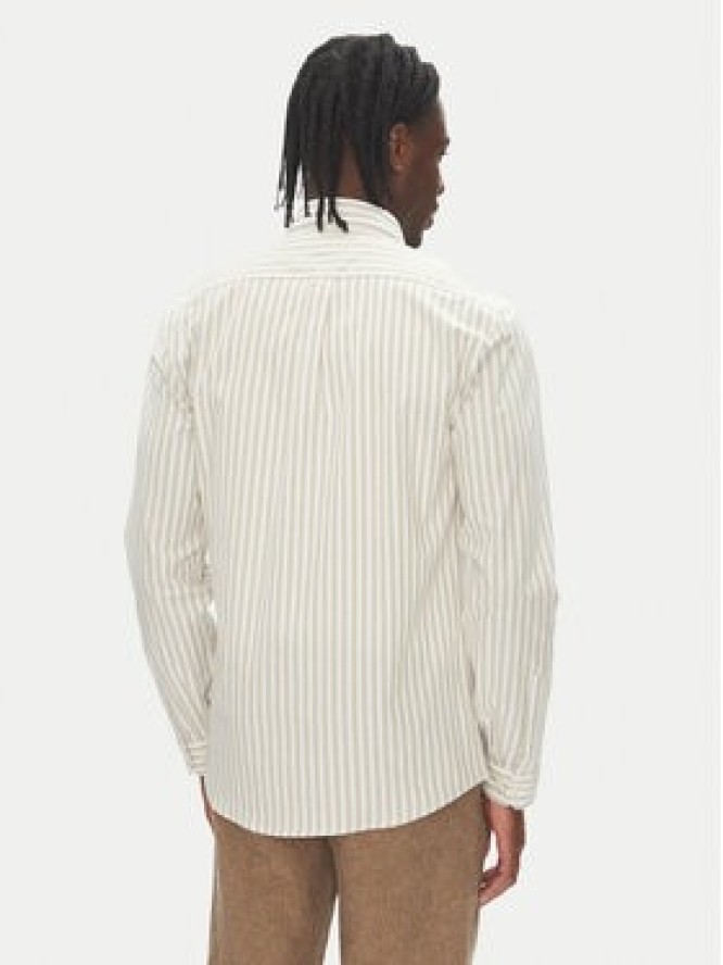 Lindbergh Koszula 30-203536B Beżowy Regular Fit