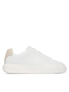 Calvin Klein Sneakersy Chunky Cupsole Laceup Lth Bt Aop HM0HM02070 Biały