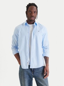 Tommy Jeans Koszula DM0DM22026 Błękitny Regular Fit