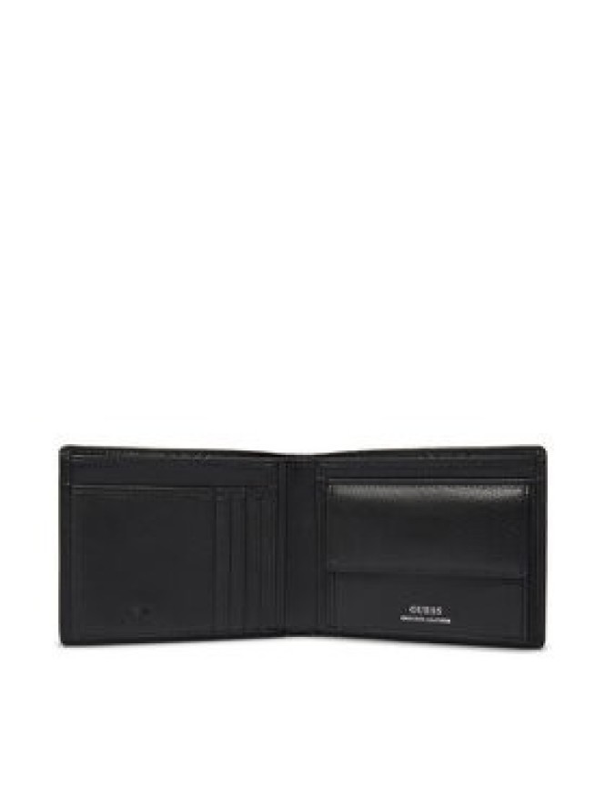 Guess Portfel SMBOMG LEA20 Czarny