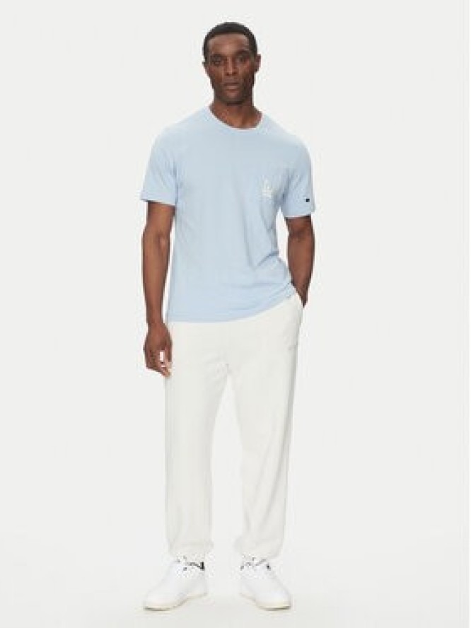 Champion T-Shirt 221038 Błękitny Regular Fit