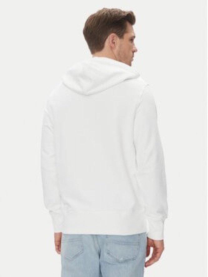 Calvin Klein Jeans Bluza Brush Stroke J30J327525 Biały Regular Fit