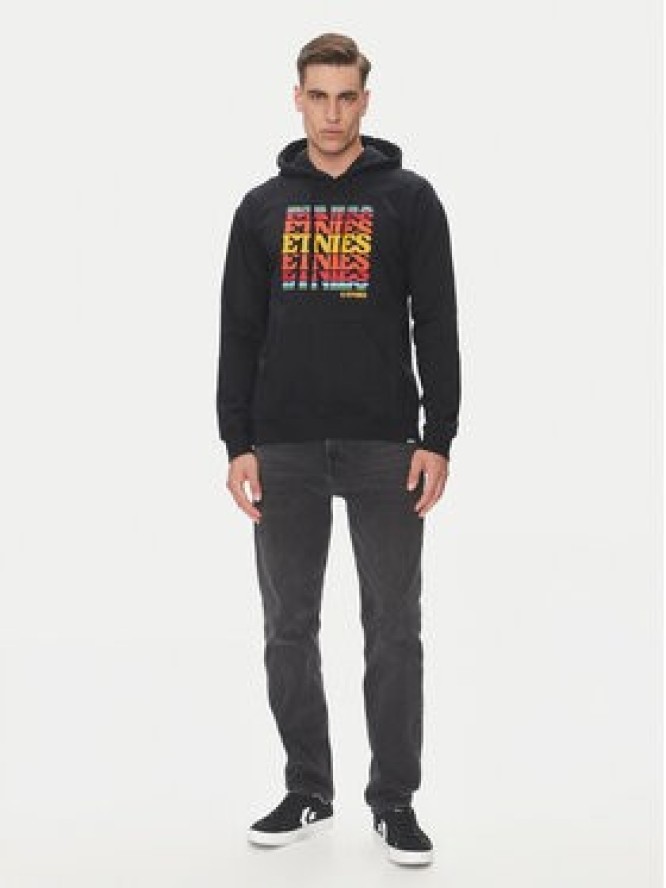 Etnies Bluza Retro Stack 4130004134 Czarny Regular Fit