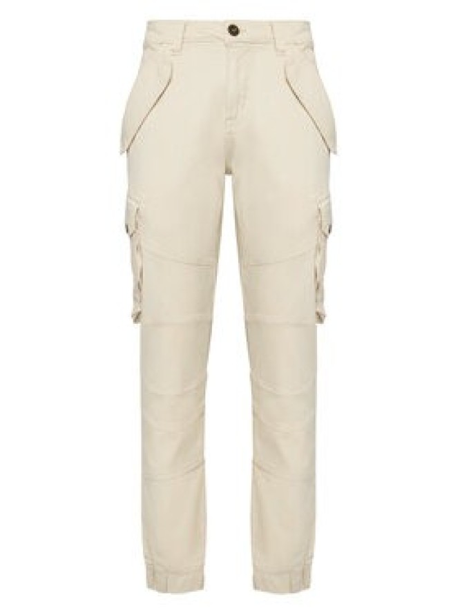 Alpha Industries Spodnie materiałowe Combat 126215 Écru Slim Fit