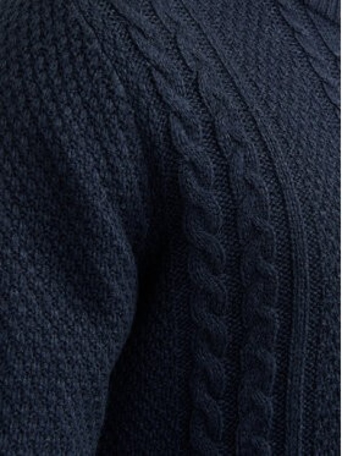 Jack & Jones Sweter Craig 12258480 Granatowy Regular Fit