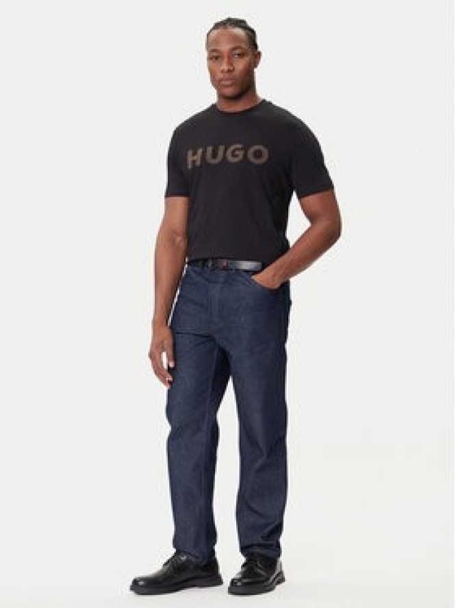 HUGO T-Shirt Dulivio 50542737 Czarny Regular Fit