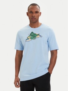 adidas T-Shirt Novelty Mini Graphic JZ5038 Błękitny Regular Fit