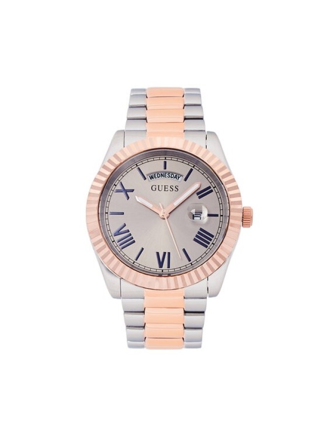 Guess Zegarek Connoisseur GW0265G13 Srebrny