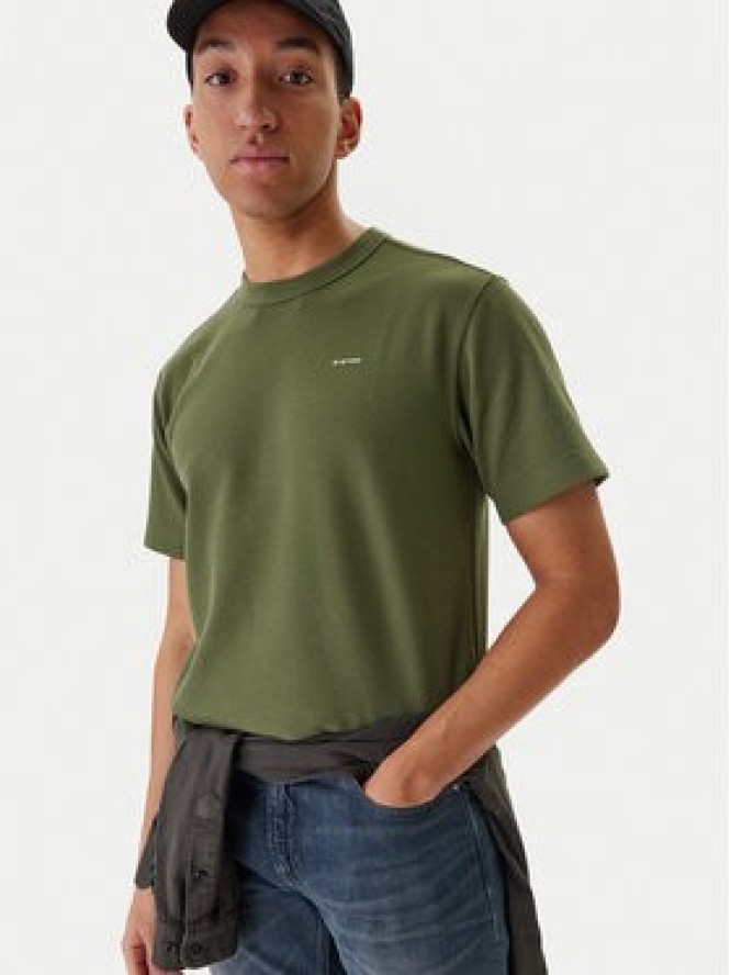 G-Star Raw T-Shirt D28609-E383 Zielony Regular Fit