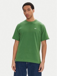 Vans T-Shirt Left Chest II VN000P1P Zielony Loose Fit