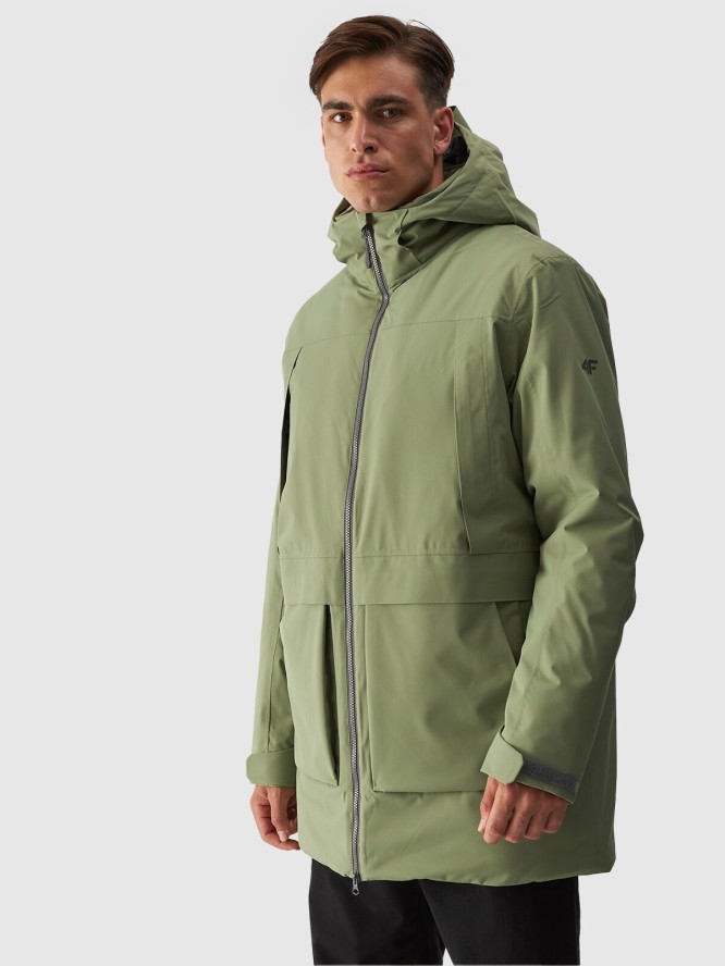 4F Parka przejściowa membrana 8000 męska - khaki XL