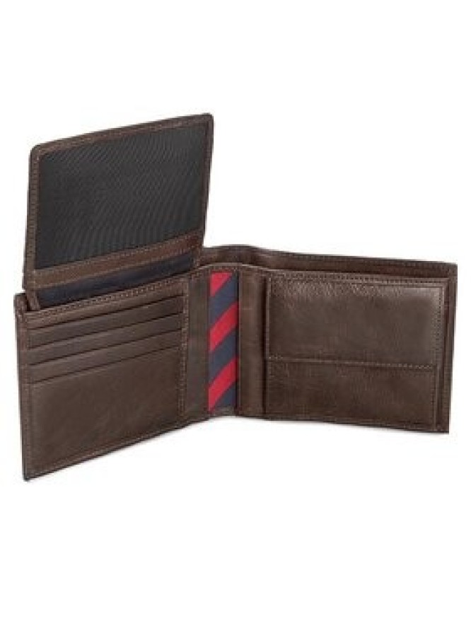 Tommy Hilfiger Portfel Johnson Cc Flap And Coin Pocket AM0AM00660/82566 Brązowy