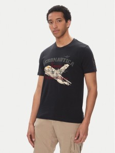 Aeronautica Militare T-Shirt 251TS2406J641 Granatowy Regular Fit
