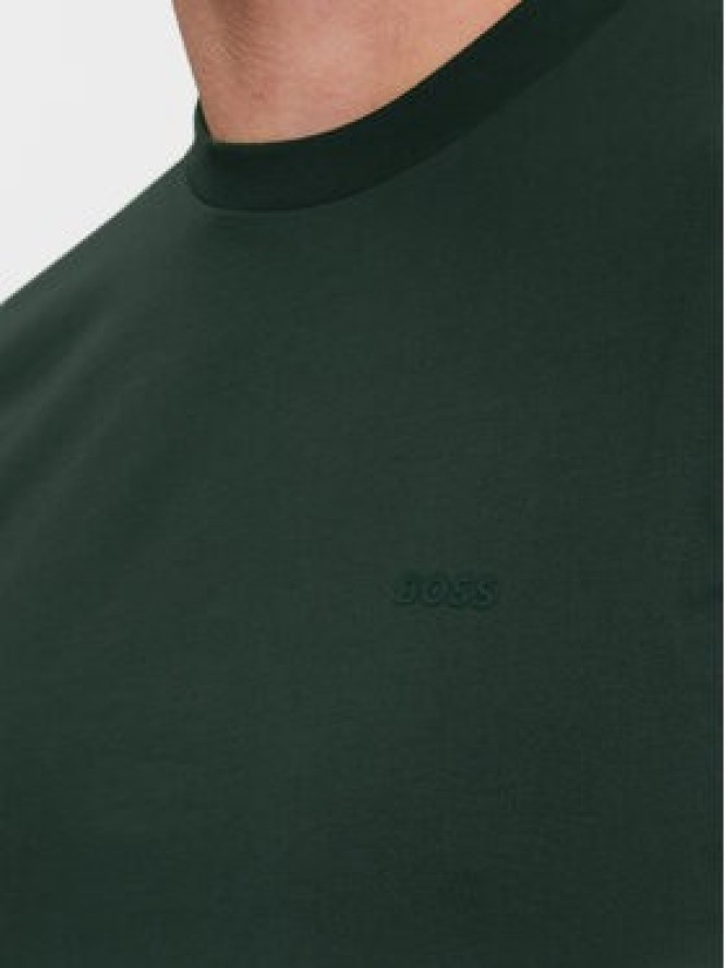 Boss T-Shirt Thompson 01 50468347 Zielony Regular Fit