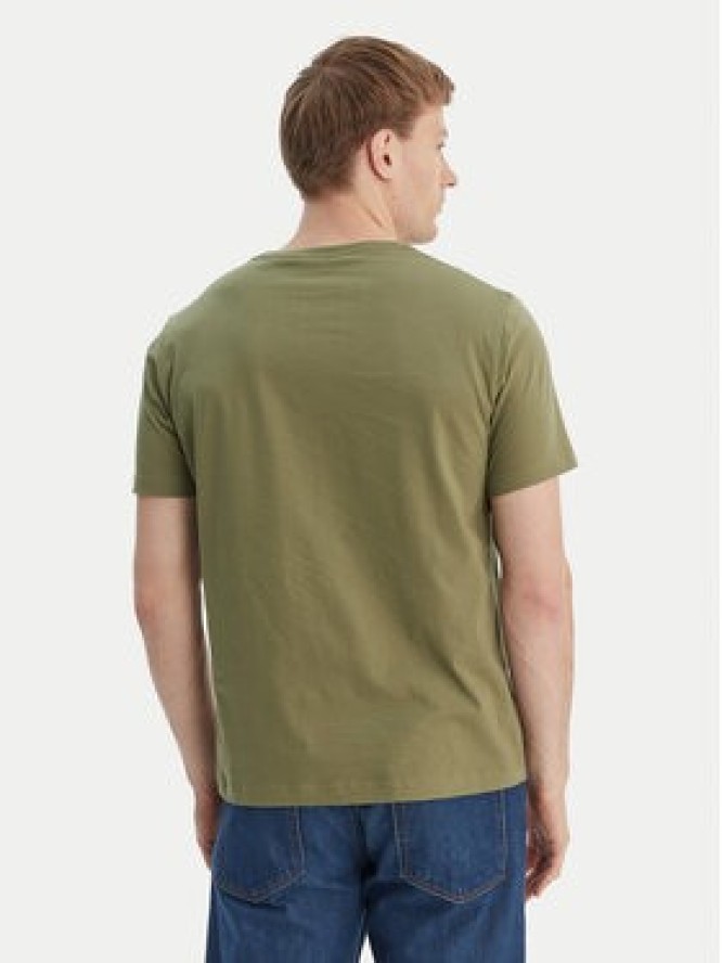 Gant T-Shirt Archive Shield 2003199 Zielony Regular Fit