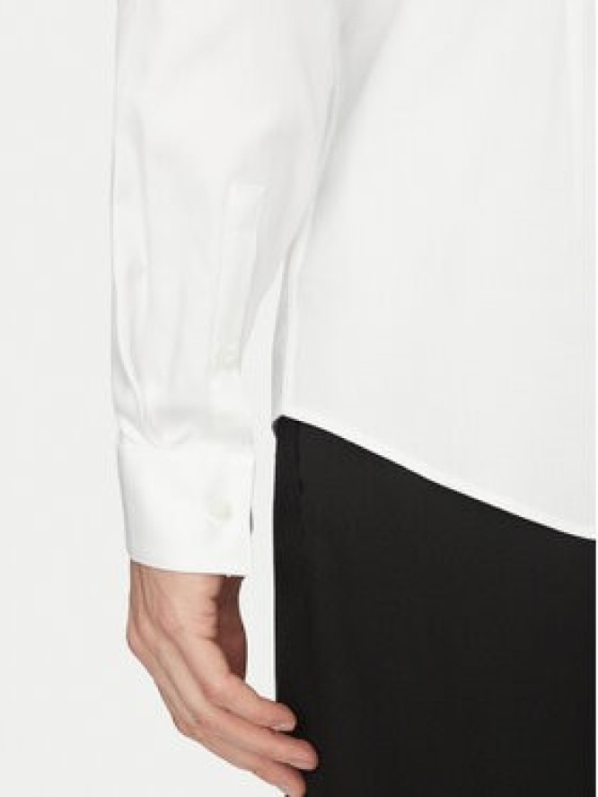 Calvin Klein Koszula K10K114310 Biały Slim Fit