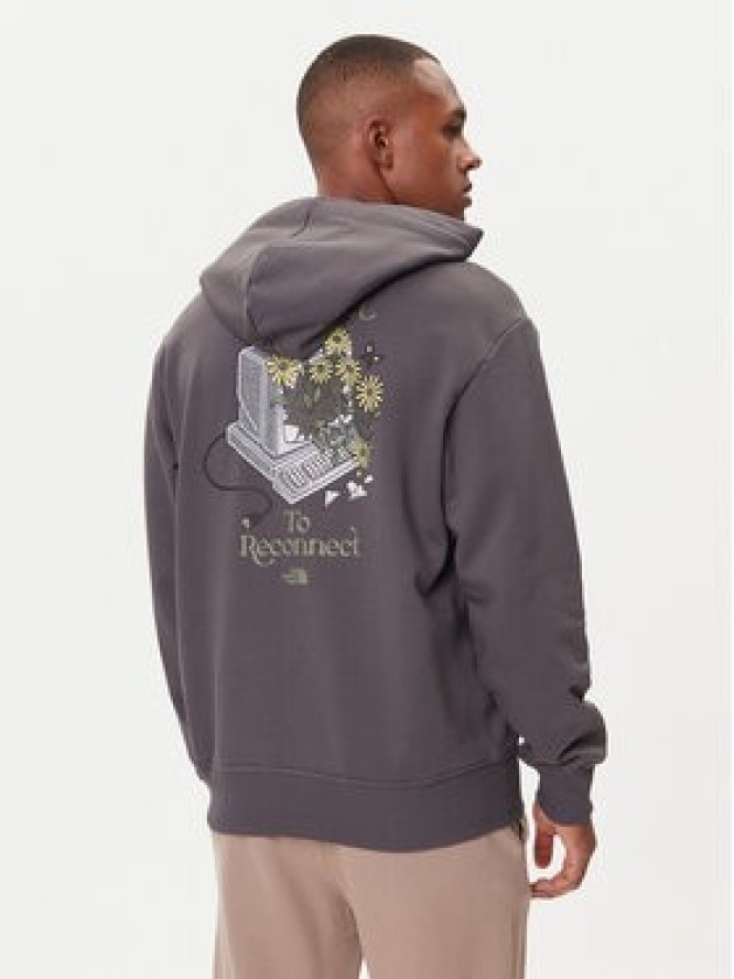 The North Face Bluza Connect NF0A8E40 Szary Relaxed Fit