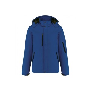 Kurtka softshell z kapturem, ocieplana Kariban