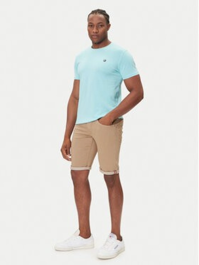 Petrol Industries Szorty jeansowe M-ROS-SHO005 Beżowy Slim Fit