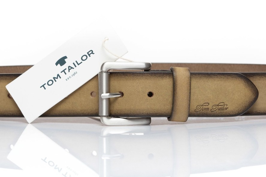 TOM TAILOR PASEK SKÓRZANY SOPO-TT376 561 40mm Ledergürtel RO2689