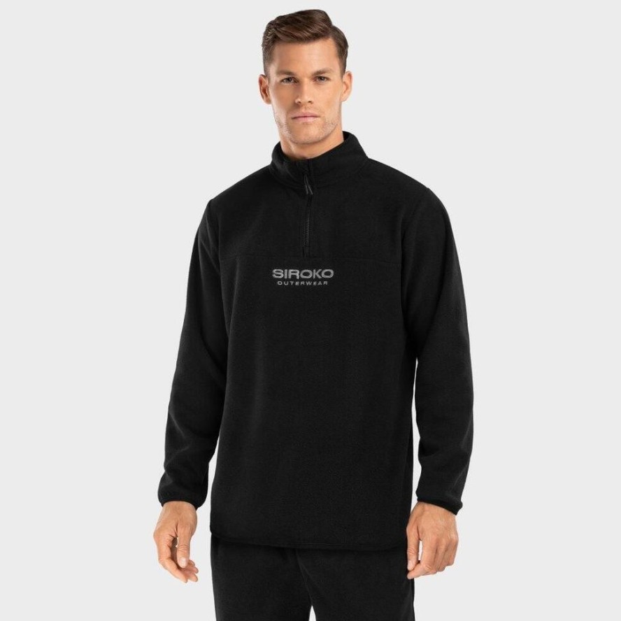 Bluza z grubego polaru do sportów zimowych męska Shadow