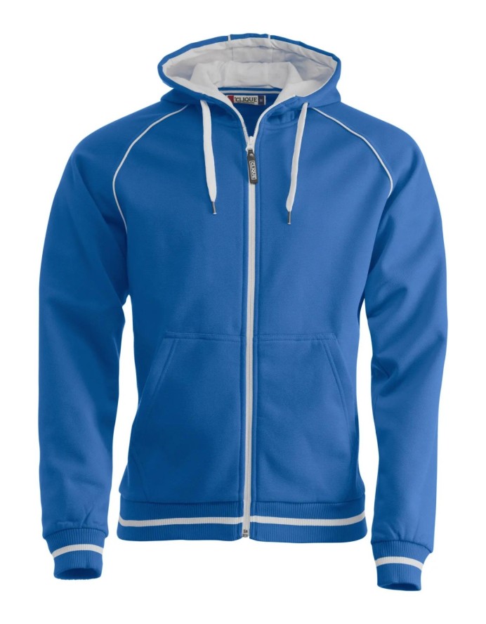 clique Gerry — unisex bluza z kapturem w dzianinie strukturalnej, wnętrze