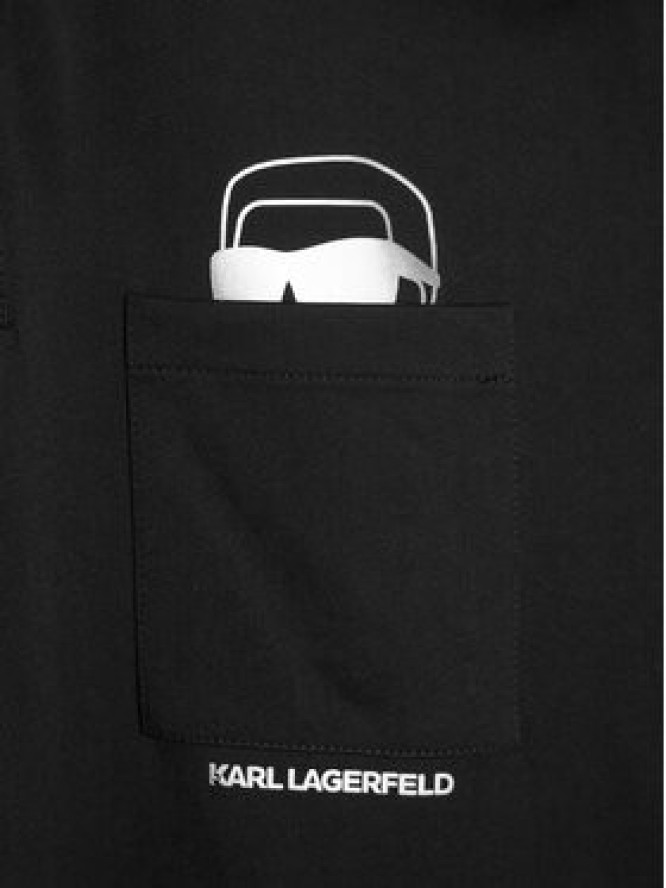 KARL LAGERFELD T-Shirt 755047 561221 Czarny Regular Fit
