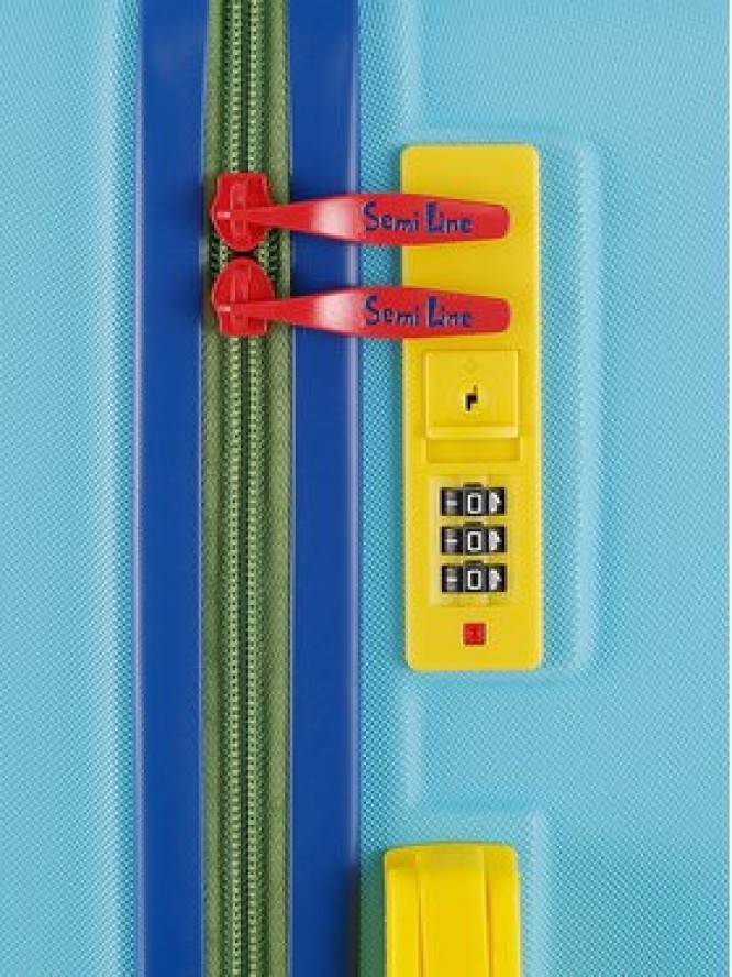 Semi Line Walizka średnia T5844-2 Niebieski