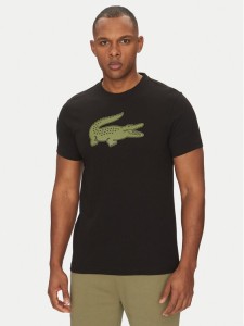 Lacoste T-Shirt TH2042 Czarny Regular Fit