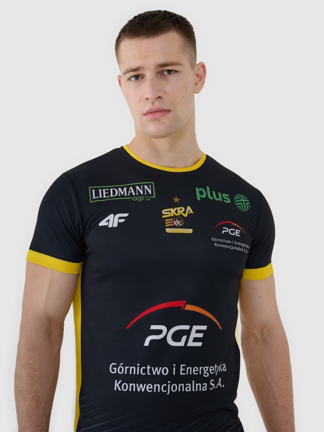 4F Koszulka meczowa replika wyjazdowa z sezonu 2024/25 męska 4F x PGE GiEK Skra Bełchatów - multikolor M