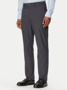 Calvin Klein Spodnie materiałowe LV04LB610G Granatowy Slim Fit