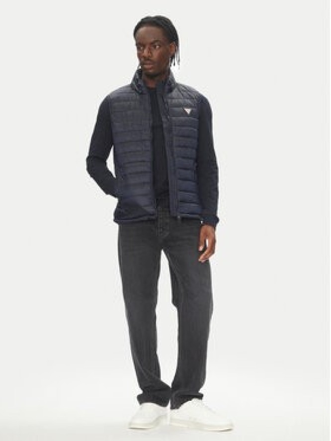 Guess Jeans Bezrękawnik M5RN55 WHAB2 Granatowy Regular Fit