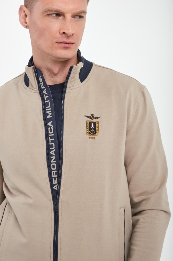 Bluza męska ze stójką AERONAUTICA MILITARE