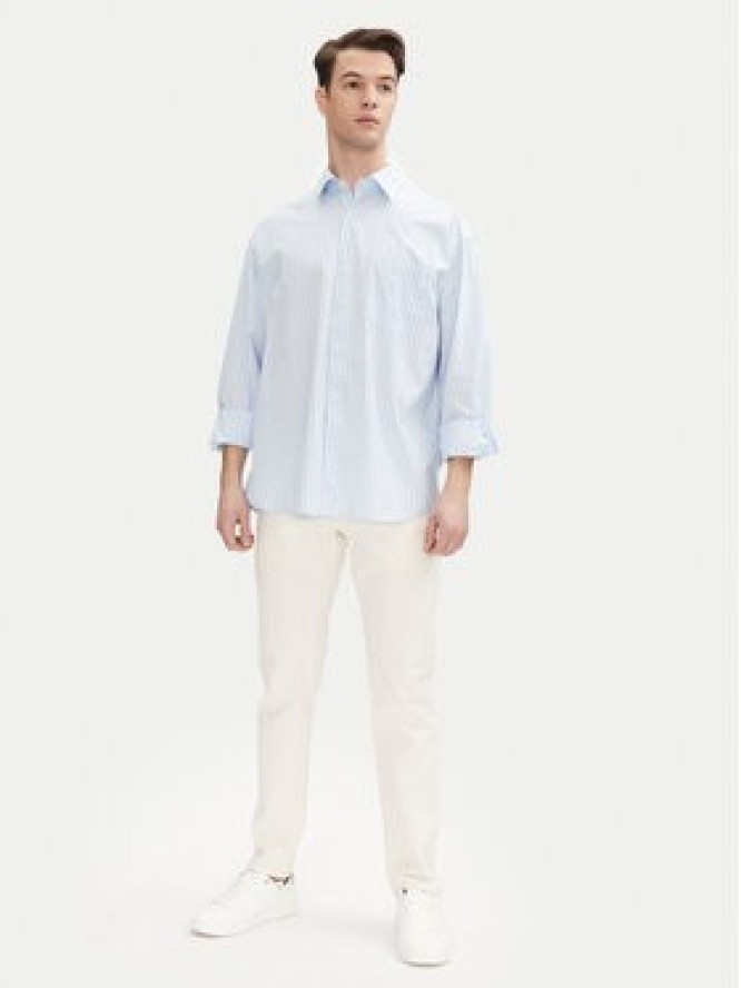 Jack & Jones Koszula Atlas 12271085 Błękitny Wide Fit