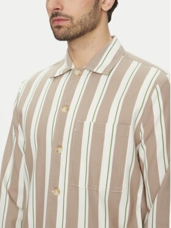 Marc O'Polo Koszula 522 7348 74184 Beżowy Relaxed Fit