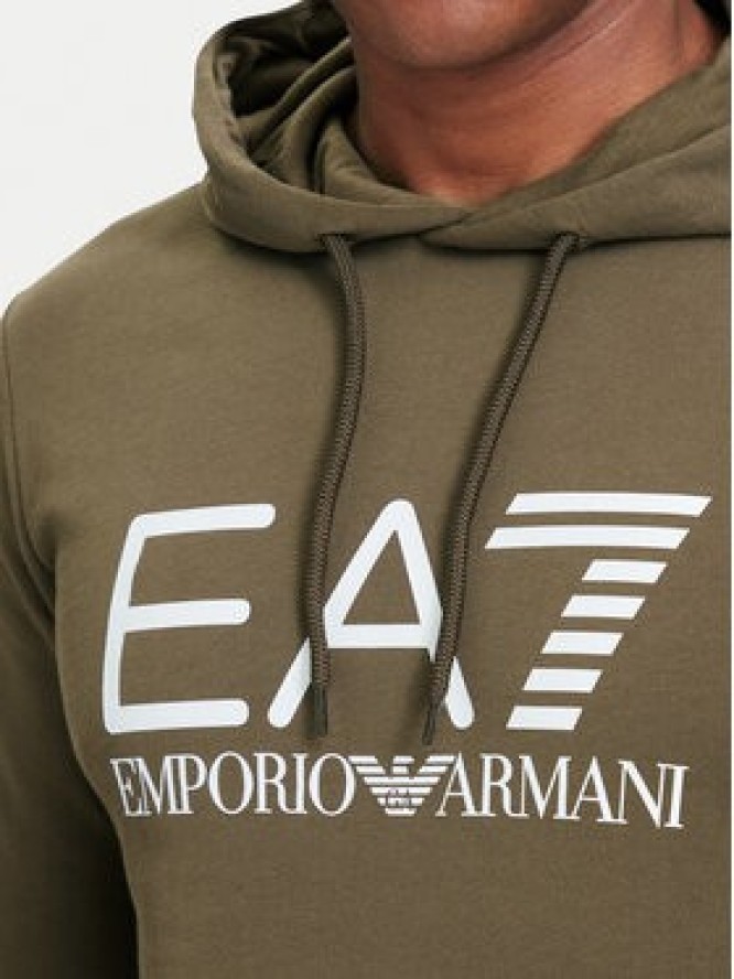 EA7 Emporio Armani Bluza 7M001413 AF22266 U6198 Brązowy jasny Regular Fit