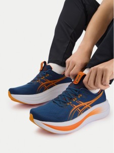 Asics Buty do biegania Gel-Nimbus 28 1011C127 Niebieski