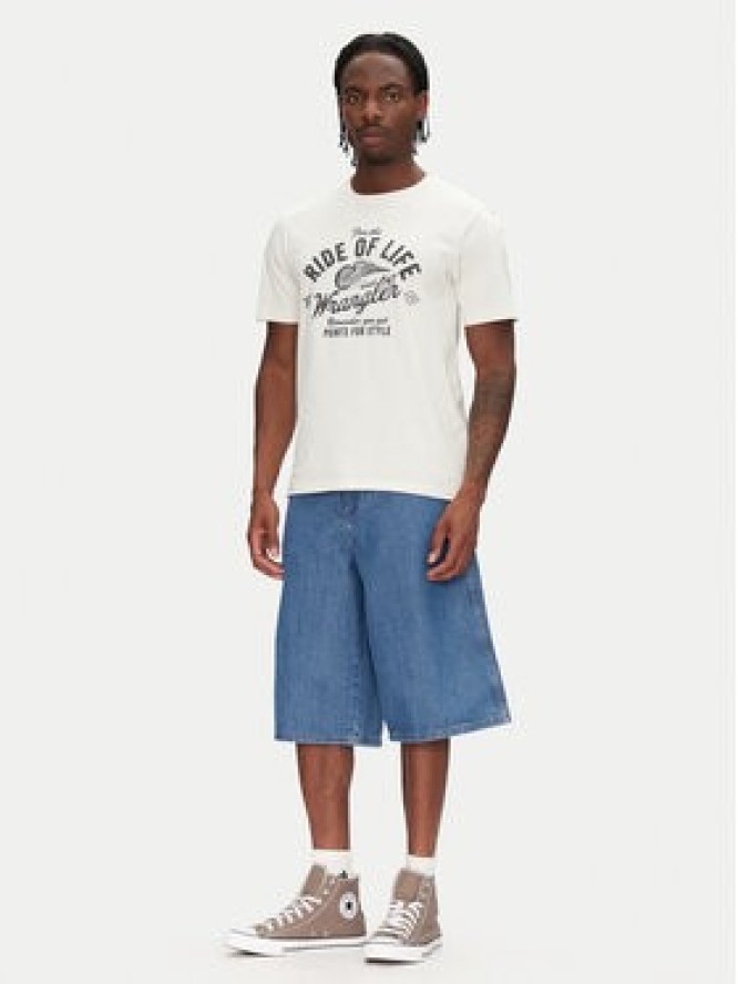 Wrangler Szorty jeansowe Jort 112362509 Niebieski Oversize