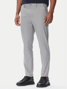 BOSS Chinosy P-Kaiton1 50543945 Szary Slim Fit