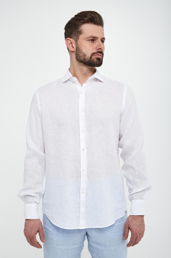 Koszula męska lniana PAUL&SHARK