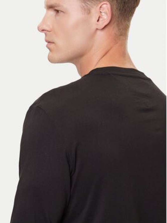 Tommy Jeans Longsleeve Chest Linear DM0DM21594 Czarny Regular Fit