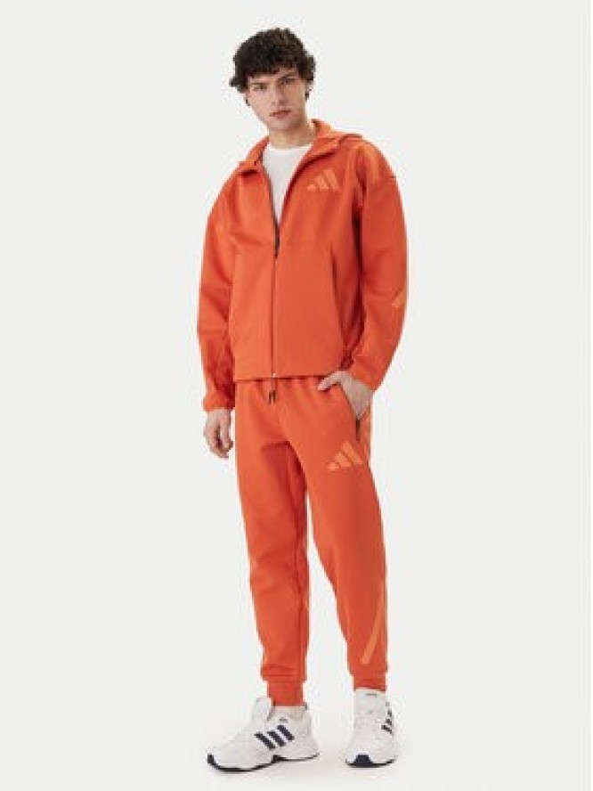 adidas Spodnie dresowe Z.N.E. KE4686 Pomarańczowy Regular Fit