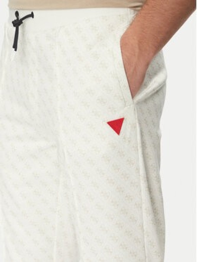 Guess Spodnie dresowe Korbin Z2BB05 FL04Q Écru Regular Fit