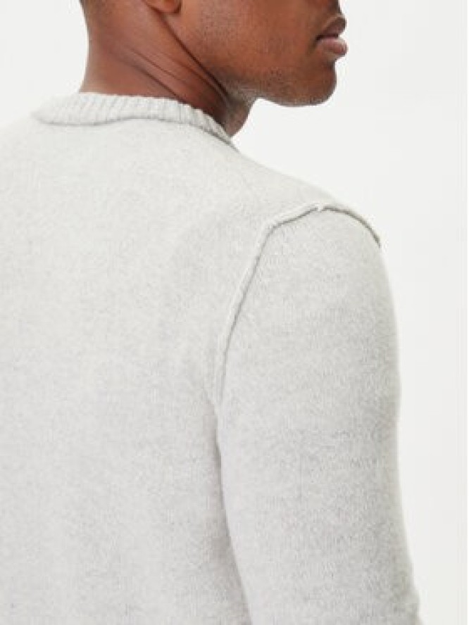 Aeronautica Militare Sweter 252MA1608UL00924 Beżowy Regular Fit