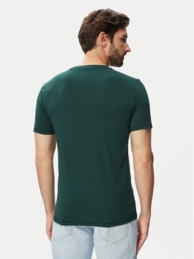 Guess T-Shirt M2YI72 I3Z14 Zielony ciemny Slim Fit